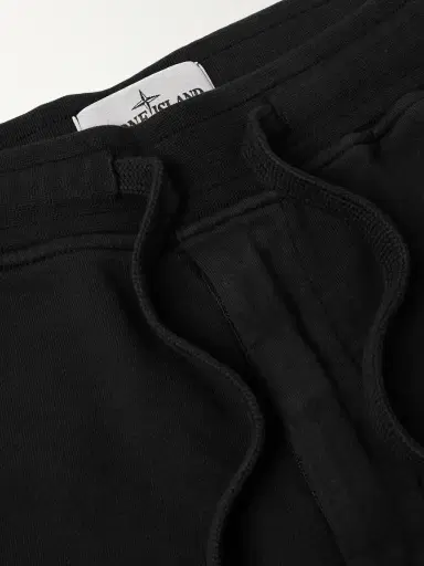 Stone Island Tapered Logo-Appliquéd Organic Cotton-Jersey Sweatpants - Men | Thumbnail 5 Stone Island Tapered Logo-Appliquéd Organic Cotton-Jersey Sweatpants - Men | Thumbnail 5