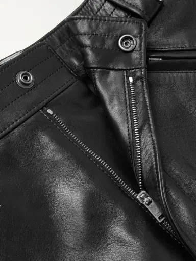 Saint Laurent Tapered Leather Trousers - Men | Thumbnail 6 Saint Laurent Tapered Leather Trousers - Men | Thumbnail 6