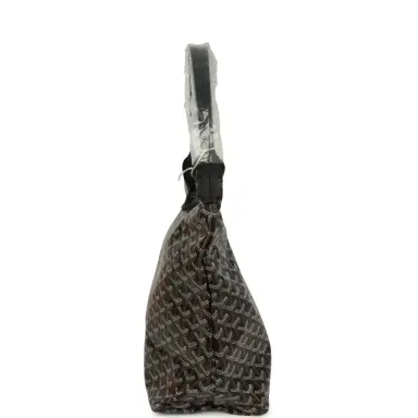 goyard Goyard Goyardine Black Boheme Hobo Bag Palladium Hardware | Thumbnail 3 goyard Goyard Goyardine Black Boheme Hobo Bag Palladium Hardware | Thumbnail 3