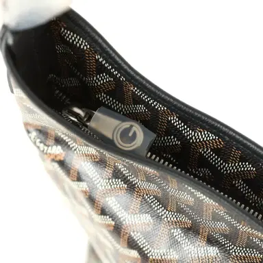 goyard Goyard Goyardine Black Boheme Hobo Bag Palladium Hardware | Thumbnail 7 goyard Goyard Goyardine Black Boheme Hobo Bag Palladium Hardware | Thumbnail 7