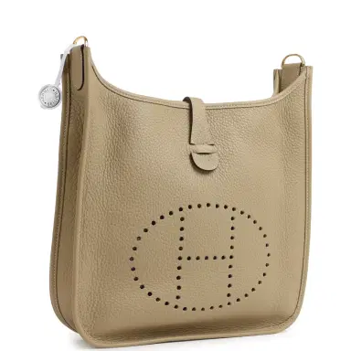 HERMÈS Hermes Evelyne III PM Trench Clemence Gold Hardware | Thumbnail 2 HERMÈS Hermes Evelyne III PM Trench Clemence Gold Hardware | Thumbnail 2