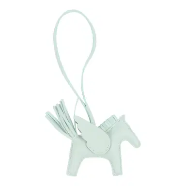 HERMÈS Hermes Pegase Rodeo Bag Charm PM Vert Peppermint Milo Lambskin | Thumbnail 2 HERMÈS Hermes Pegase Rodeo Bag Charm PM Vert Peppermint Milo Lambskin | Thumbnail 2