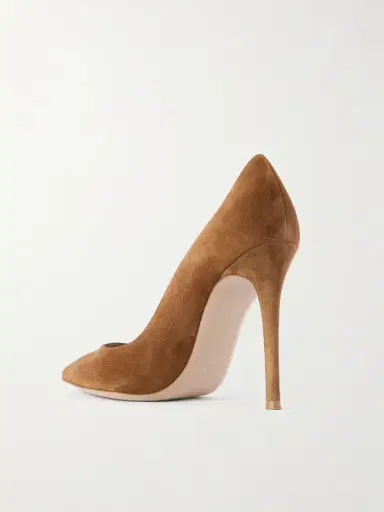 Gianvito Rossi 105 Suede Pumps | Thumbnail 3 Gianvito Rossi 105 Suede Pumps | Thumbnail 3
