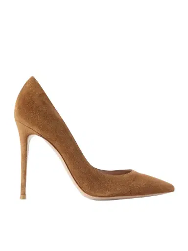Gianvito Rossi 105 Suede Pumps | Thumbnail 1 Gianvito Rossi 105 Suede Pumps | Thumbnail 1