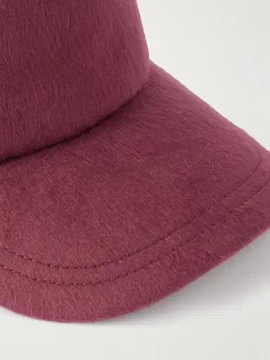 Gabriela Hearst Zed Brushed-silk And Cashmere-blend Baseball Cap | Thumbnail 4 Gabriela Hearst Zed Brushed-silk And Cashmere-blend Baseball Cap | Thumbnail 4