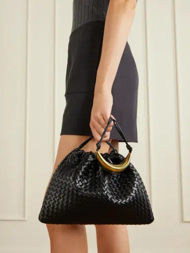 Bottega Veneta Dustbag Embellished Intrecciato Leather Pouch | Thumbnail 2 Bottega Veneta Dustbag Embellished Intrecciato Leather Pouch | Thumbnail 2