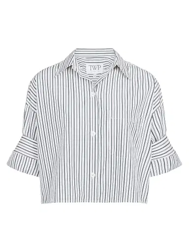 TWP Women's Next Ex Cotton Blouse - Cilantro | Thumbnail 1 TWP Women's Next Ex Cotton Blouse - Cilantro | Thumbnail 1