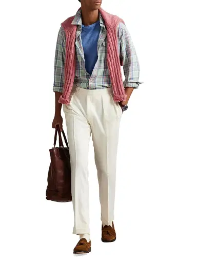 Polo Ralph Lauren Men's Classic-Fit Plaid Twill Shirt - Sage Blue Multi | Thumbnail 2 Polo Ralph Lauren Men's Classic-Fit Plaid Twill Shirt - Sage Blue Multi | Thumbnail 2