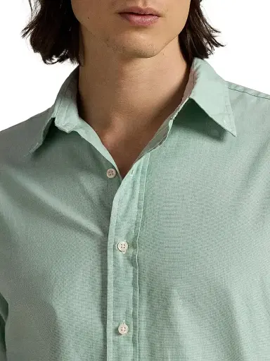Polo Ralph Lauren Men's Classic-Fit End-On-End Shirt | Thumbnail 6 Polo Ralph Lauren Men's Classic-Fit End-On-End Shirt | Thumbnail 6