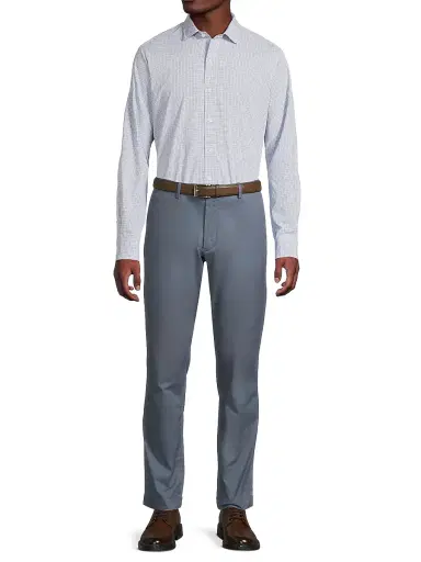 Polo Ralph Lauren Men's Classic-Fit Glen Plaid Poplin Shirt - Blue Multi | Thumbnail 2 Polo Ralph Lauren Men's Classic-Fit Glen Plaid Poplin Shirt - Blue Multi | Thumbnail 2