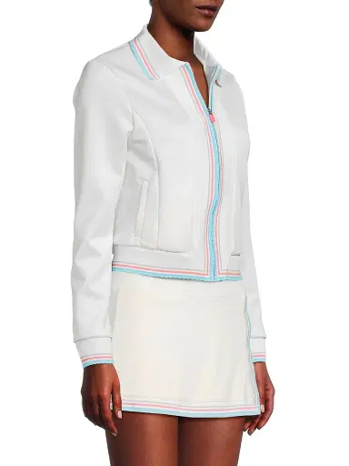 Lucky in Love Women's Retro Revival Striped Semi-Fit Jacket | Thumbnail 4 Lucky in Love Women's Retro Revival Striped Semi-Fit Jacket | Thumbnail 4