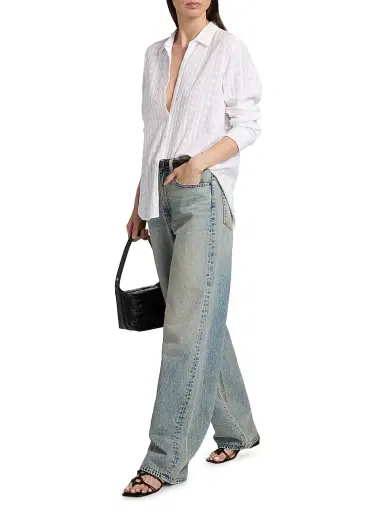 SLVRLAKE Women's Cassie Relaxed Mid-Rise Jeans - Burning Desire | Thumbnail 2 SLVRLAKE Women's Cassie Relaxed Mid-Rise Jeans - Burning Desire | Thumbnail 2