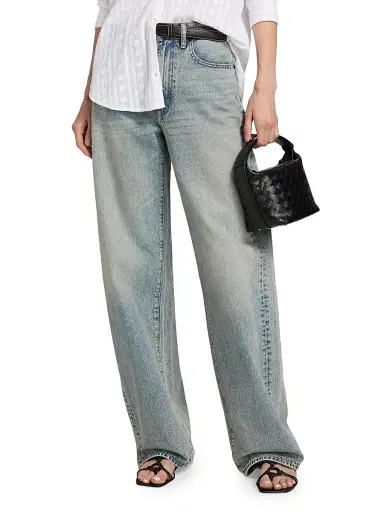 SLVRLAKE Women's Cassie Relaxed Mid-Rise Jeans - Burning Desire | Thumbnail 3 SLVRLAKE Women's Cassie Relaxed Mid-Rise Jeans - Burning Desire | Thumbnail 3