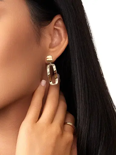 Oradina Women's 14K Yellow Gold Bellissima Drop Earrings - Gold | Thumbnail 2 Oradina Women's 14K Yellow Gold Bellissima Drop Earrings - Gold | Thumbnail 2