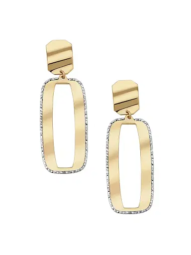 Oradina Women's 14K Yellow Gold Bellissima Drop Earrings - Gold | Thumbnail 6 Oradina Women's 14K Yellow Gold Bellissima Drop Earrings - Gold | Thumbnail 6