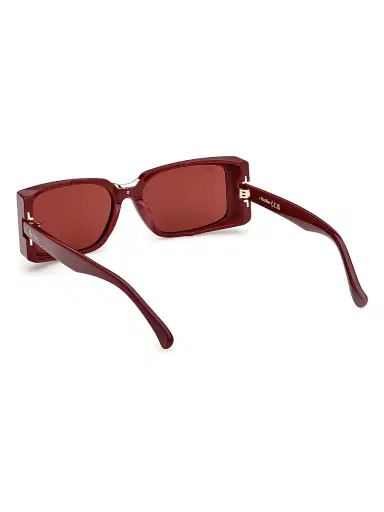 Max Mara Women's Spark 54MM Rectangular Sunglasses - Shiny Wine | Thumbnail 4 Max Mara Women's Spark 54MM Rectangular Sunglasses - Shiny Wine | Thumbnail 4