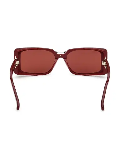 Max Mara Women's Spark 54MM Rectangular Sunglasses - Shiny Wine | Thumbnail 5 Max Mara Women's Spark 54MM Rectangular Sunglasses - Shiny Wine | Thumbnail 5