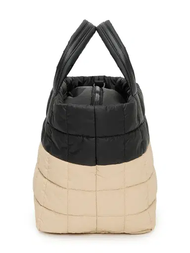 Vee Collective Women's Porter Medium Two-Tone Quilted Tote Bag | Thumbnail 4 Vee Collective Women's Porter Medium Two-Tone Quilted Tote Bag | Thumbnail 4
