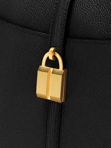 DeMellier Women's Siena Grained Leather Hobo Bag - Black Grain | Thumbnail 5 DeMellier Women's Siena Grained Leather Hobo Bag - Black Grain | Thumbnail 5