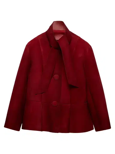 Prada Women's Bonded Suede Jacket - Brown | Thumbnail 7 Prada Women's Bonded Suede Jacket - Brown | Thumbnail 7