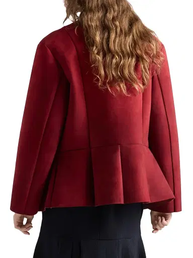Prada Women's Bonded Suede Jacket - Brown | Thumbnail 9 Prada Women's Bonded Suede Jacket - Brown | Thumbnail 9