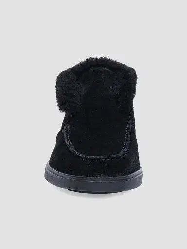 Santoni Women's Fortune Suede Ankle Boots - Black | Thumbnail 3 Santoni Women's Fortune Suede Ankle Boots - Black | Thumbnail 3