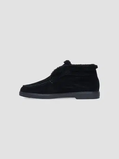 Santoni Women's Fortune Suede Ankle Boots - Black | Thumbnail 5 Santoni Women's Fortune Suede Ankle Boots - Black | Thumbnail 5