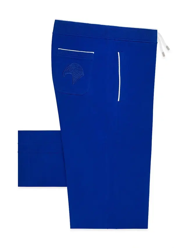 Men's Cotton Jogging Trousers Signature Eagle - Ricci Blue Men's Cotton Jogging Trousers Signature Eagle - Ricci Blue