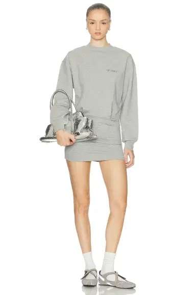 The Attico Fleece Mini Dress | Thumbnail 1 The Attico Fleece Mini Dress | Thumbnail 1
