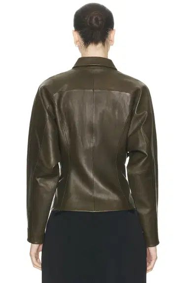 The Sei Fitted Leather Jacket | Thumbnail 3 The Sei Fitted Leather Jacket | Thumbnail 3