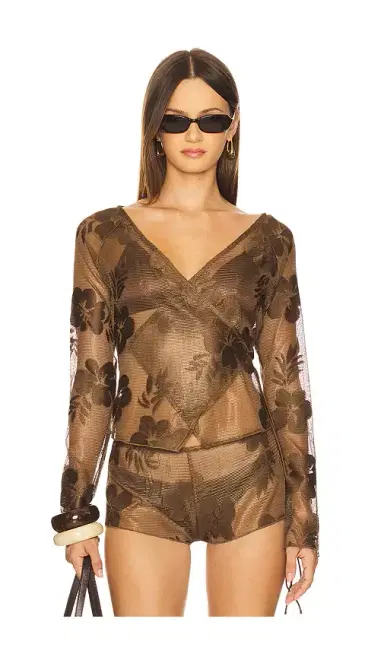 Jaded London Celina Wrap Top | Thumbnail 1 Jaded London Celina Wrap Top | Thumbnail 1