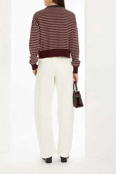 Brunello Cucinelli Tailored Barrel Pant | Thumbnail 4 Brunello Cucinelli Tailored Barrel Pant | Thumbnail 4