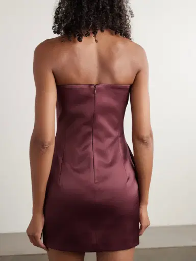 The New Arrivals Ilkyaz Ozel Noélie Strapless Crystal-embellished Satin Mini Dress | Thumbnail 3 The New Arrivals Ilkyaz Ozel Noélie Strapless Crystal-embellished Satin Mini Dress | Thumbnail 3