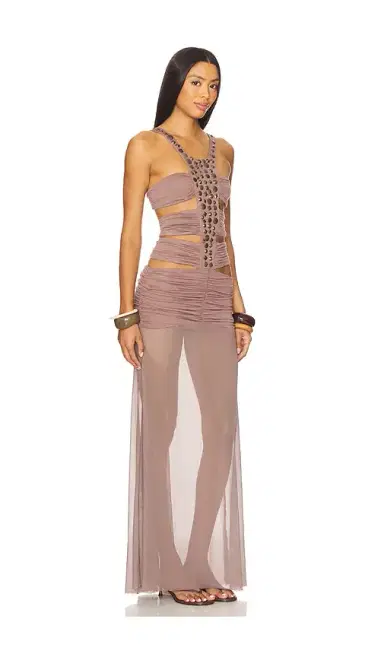 Jaded London Hadassa Hand-Beaded Maxi Dress | Thumbnail 2 Jaded London Hadassa Hand-Beaded Maxi Dress | Thumbnail 2