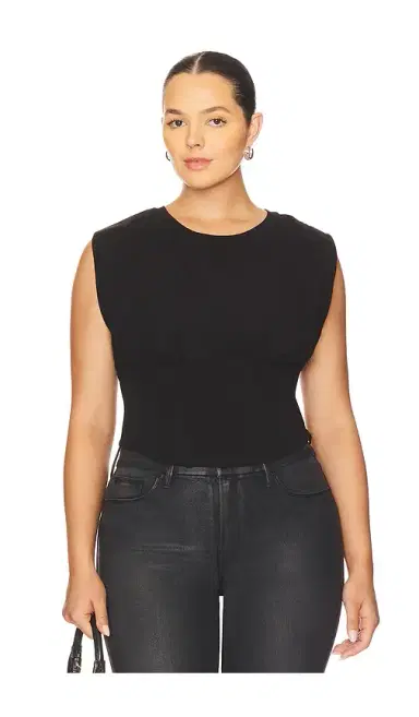 Good American Sleeveless Corset Top | Thumbnail 2 Good American Sleeveless Corset Top | Thumbnail 2