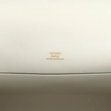 HERMÈS Hermes Kelly Pochette White Swift Gold Hardware | Thumbnail 7 HERMÈS Hermes Kelly Pochette White Swift Gold Hardware | Thumbnail 7