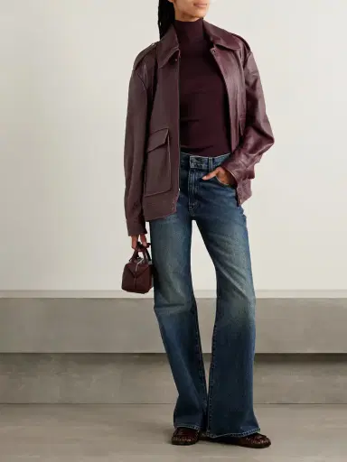 Nour Hammour Drey Leather Jacket | Thumbnail 2 Nour Hammour Drey Leather Jacket | Thumbnail 2