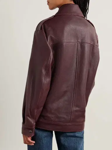 Nour Hammour Drey Leather Jacket | Thumbnail 4 Nour Hammour Drey Leather Jacket | Thumbnail 4