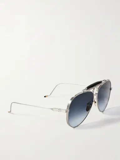 Jacques Marie Mage Duke 2 Silver-tone Aviator-style Sunglasses | Thumbnail 3 Jacques Marie Mage Duke 2 Silver-tone Aviator-style Sunglasses | Thumbnail 3