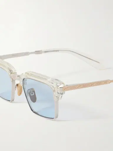 Jacques Marie Mage Alin Acetate And Silver-tone Square-frame Sunglasses | Thumbnail 4 Jacques Marie Mage Alin Acetate And Silver-tone Square-frame Sunglasses | Thumbnail 4