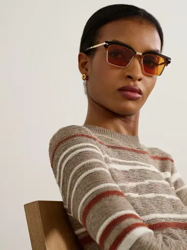 Jacques Marie Mage Alin Acetate And Silver And Gold-tone Square-frame Sunglasses | Thumbnail 2 Jacques Marie Mage Alin Acetate And Silver And Gold-tone Square-frame Sunglasses | Thumbnail 2
