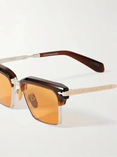 Jacques Marie Mage Alin Acetate And Silver And Gold-tone Square-frame Sunglasses | Thumbnail 4 Jacques Marie Mage Alin Acetate And Silver And Gold-tone Square-frame Sunglasses | Thumbnail 4