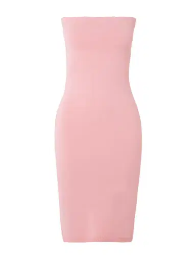 Jacquemus The Sera Strapless Embroidered Knitted Midi Dress | Thumbnail 1 Jacquemus The Sera Strapless Embroidered Knitted Midi Dress | Thumbnail 1