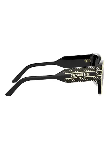 Dior Women's Signature S16I 52MM Studded Square Sunglasses - Blackandsmoke | Thumbnail 7 Dior Women's Signature S16I 52MM Studded Square Sunglasses - Blackandsmoke | Thumbnail 7