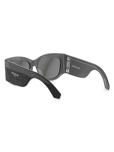 Dior Women's Nuit S1I 54MM Square Sunglasses - Blackandsmokemirror | Thumbnail 4 Dior Women's Nuit S1I 54MM Square Sunglasses - Blackandsmokemirror | Thumbnail 4