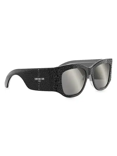 Dior Women's Nuit S1I 54MM Square Sunglasses - Blackandsmokemirror | Thumbnail 8 Dior Women's Nuit S1I 54MM Square Sunglasses - Blackandsmokemirror | Thumbnail 8