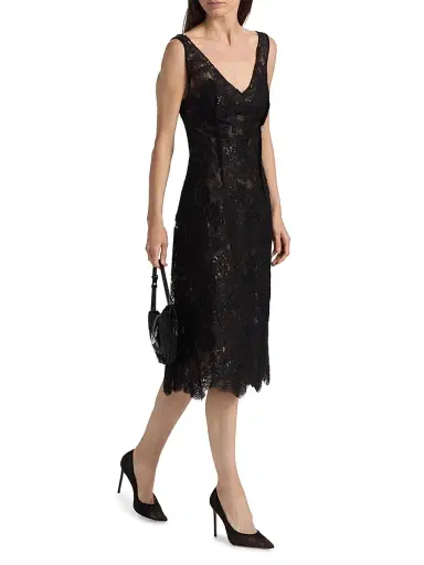 Simkhai Women's Delphine Embellished Lace Cocktail Dress | Thumbnail 2 Simkhai Women's Delphine Embellished Lace Cocktail Dress | Thumbnail 2
