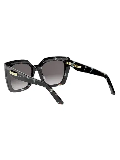 Dior Women's C S5I 55MM Square Sunglasses - Coloured Havana And Gradient Bordeaux | Thumbnail 4 Dior Women's C S5I 55MM Square Sunglasses - Coloured Havana And Gradient Bordeaux | Thumbnail 4