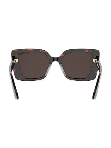 Dior Women's DiorMidnight S5I 55MM Square Sunglasses - Coloured Havana And Brown | Thumbnail 5 Dior Women's DiorMidnight S5I 55MM Square Sunglasses - Coloured Havana And Brown | Thumbnail 5