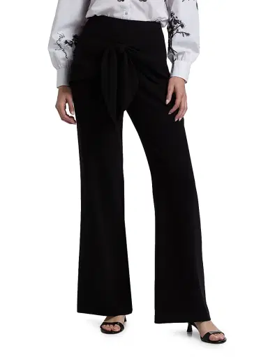 Cinq à Sept Women's Lilas High-Rise Wide-Leg Pants - Black | Thumbnail 3 Cinq à Sept Women's Lilas High-Rise Wide-Leg Pants - Black | Thumbnail 3